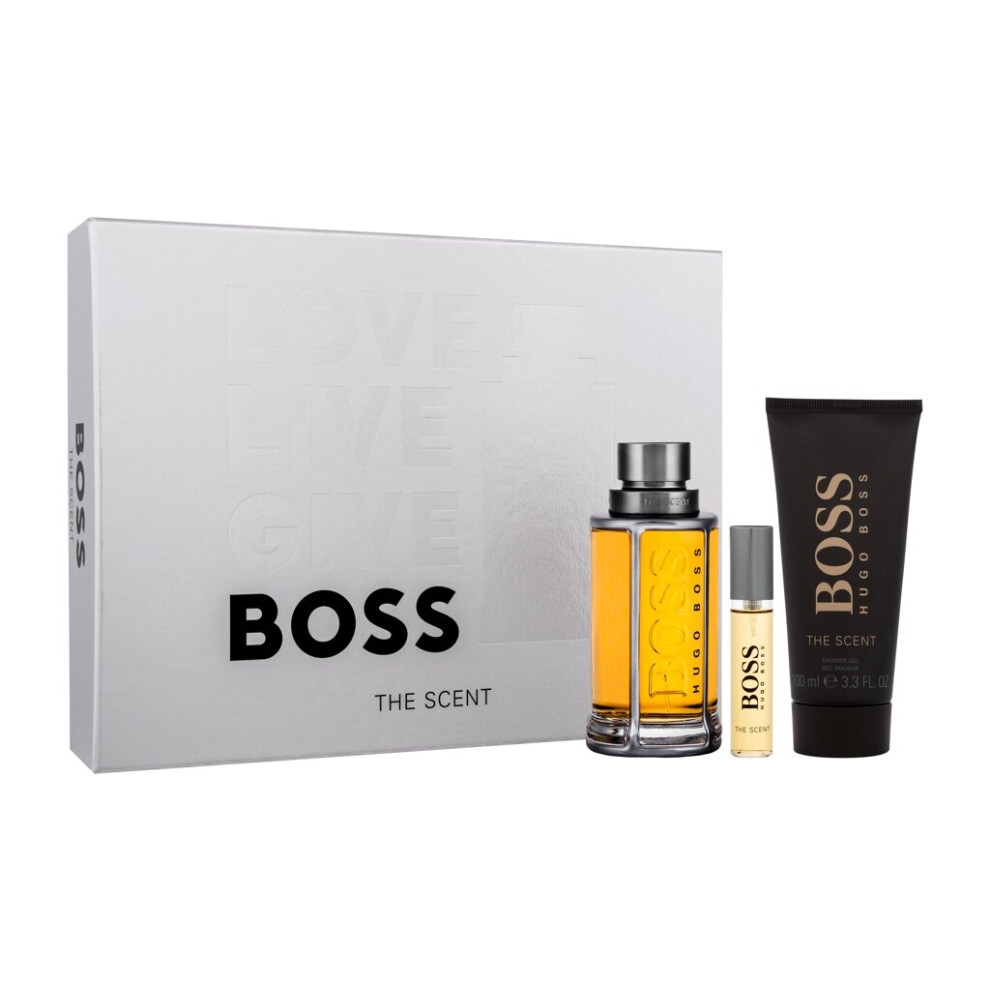 Hugo Boss - The Scent Gift set EDT 100 ml, miniature EDT 10 ml and shower gel 100 ml 100ml