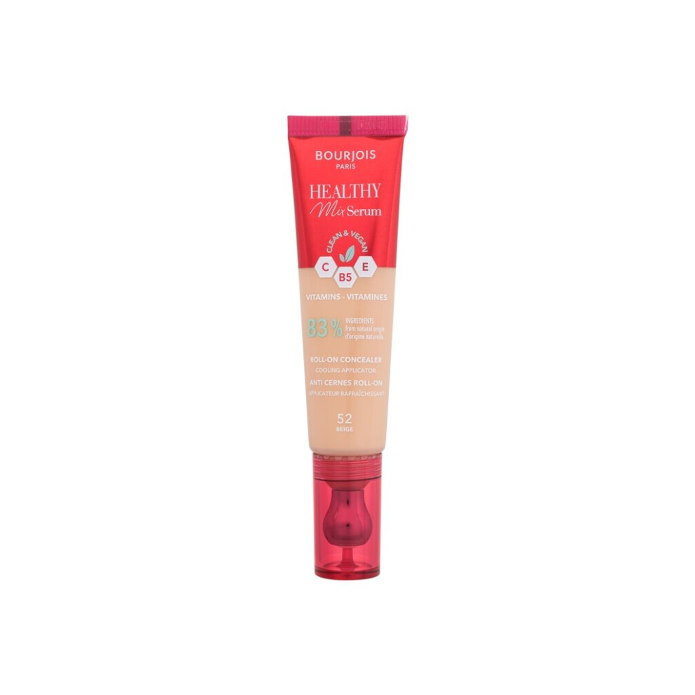 Bourjois Paris - Healthy Mix Serum Clean & Vegan Roll-on Concealer 52 Beige - For Women, 13 ml