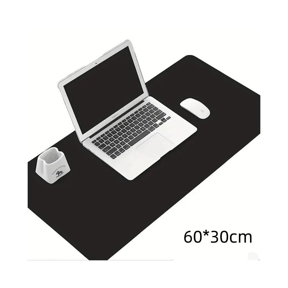 (Black) Desk Protector Mat Mouse Pad Gaming Mousepad Black 8759590649527