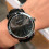 Burberry BURBERRY BU9009 UNISEX WATCH BLACK STRAP BLACK DIAL SILVER CASE 1