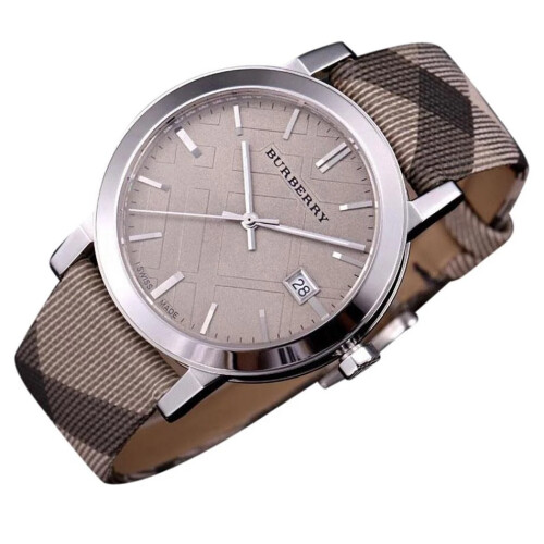 Burberry BURBERRY BU9029 UNISEX WATCH BROWN STRAP BROWN DIAL WITH SILVER CASE 2