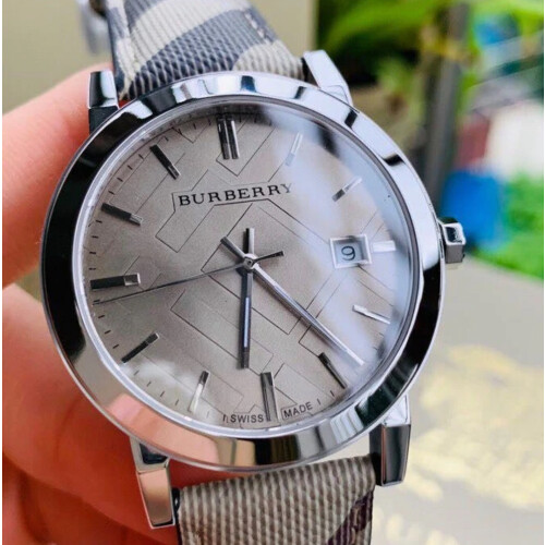 Burberry BURBERRY BU9029 UNISEX WATCH BROWN STRAP BROWN DIAL WITH SILVER CASE