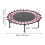 Living And Home (Black&Pink) 40in Bungee Cords Round Trampoline 7