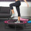 Living And Home (Black&Pink) 40in Bungee Cords Round Trampoline 4