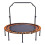 Living And Home 48in Bungee Cords Foldable Round Trampoline with Adjustable U-Handle Bar 3