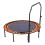 Living And Home 48in Bungee Cords Foldable Round Trampoline with Adjustable U-Handle Bar 4