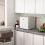 Homcom HOMCOM 35L Tabletop Freezer with Adjustable Temperature Wire Shelf White 8