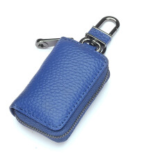 (Blue) Car Key Signal Bloer Faraday Cage Fob Pouch Keyless Rfid Bloing Bag Case Tool