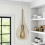 Living And Home Droplet Glass 1 Head Pendant Light Fixture 1