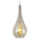 Living And Home Droplet Glass 1 Head Pendant Light Fixture 3