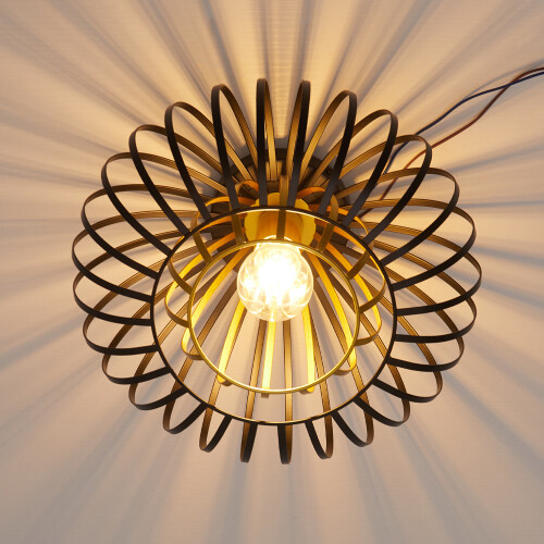 Living And Home Metal Lantern Shape E27 1-Light Ceiling Light 1