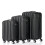 3 Pcs Suitcase Lightweight ABS Luggage 4 Spinner Wheels Trolley Case 2