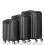 3 Pcs Suitcase Lightweight ABS Luggage 4 Spinner Wheels Trolley Case 11