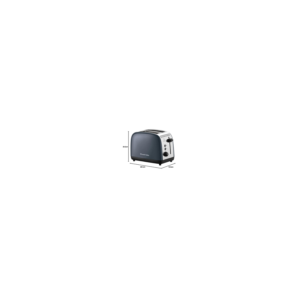 russell-hobbs-2-slice-toaster-stainless-steel-1670w---grey