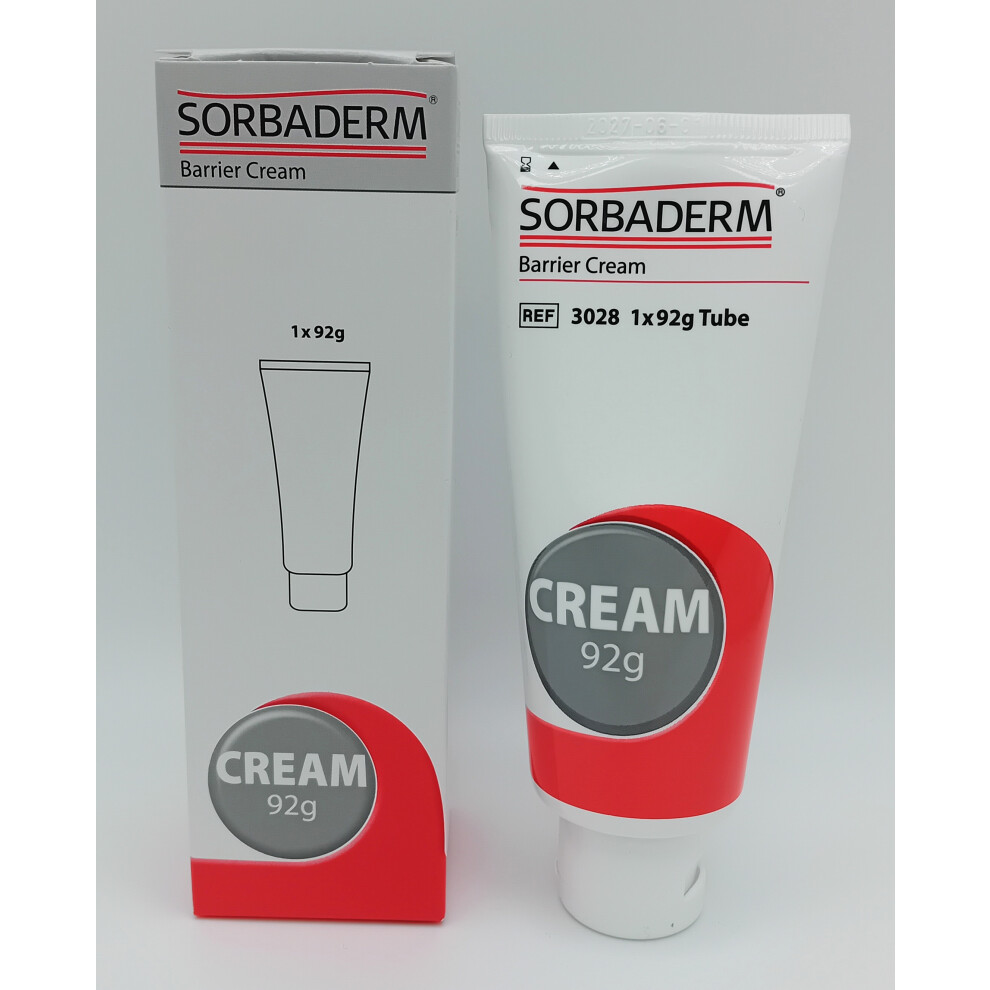 Brand:-Sorbaderm Cream Sorbaderm Barrier Non-Sterile 92G Tube Â Ref:3028
