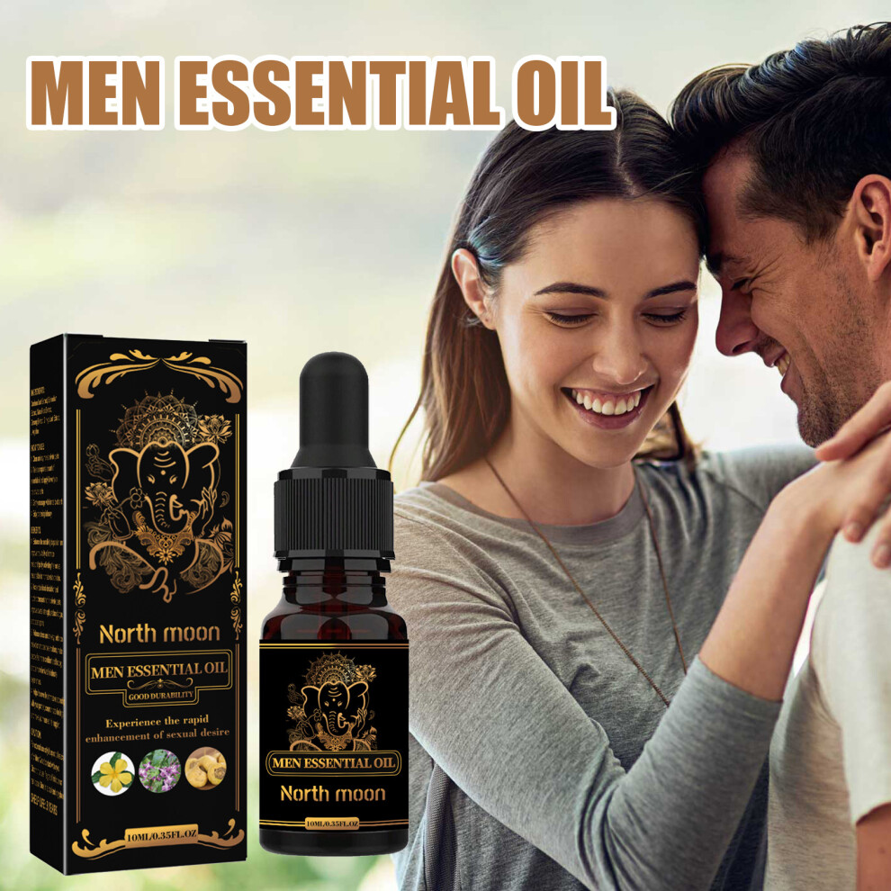 North Moon Mens Therapeutic Massage Oil For Vitality Enhancement And Body Care