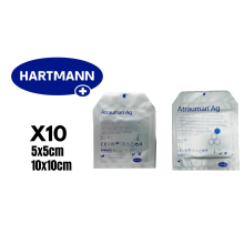 Atrauman AG 5cm x 5cm, 10cm x 10cm Packs of 5 - REF: 499571, 499573