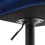 Living And Home 2 Pcs Velvet Upholstery Bar Stools with Low Backrest 5
