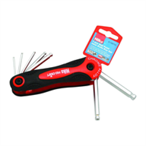 Hilka Hilka Tools Ball Point Hex Key Set Metric 2-8mm - 7 Piece