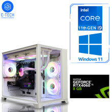 Fast Gaming PC Core i9 11th Gen 32GB DDR4 RTX 4060Ti 2TB M.2 Wins 11