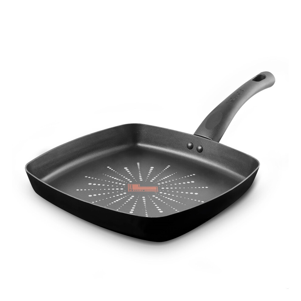 Tower Smart Start Classic Grill Pan - 26cm Aluminium - Black - Image 3