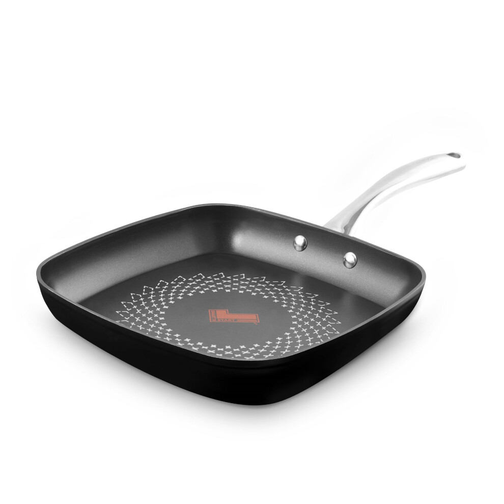 Tower T900307 SmartStart Ultra Forged 26cm Aluminium Grill Pan with Easy Clean Aeroglide Non-Stick, 15x Stronger, Induction Compatible, Oven Safe up t - Image 6