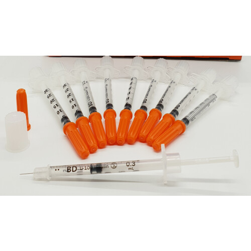 BD (0.3ml) BD Micro-Fine All Sizes - Pack of 10 2
