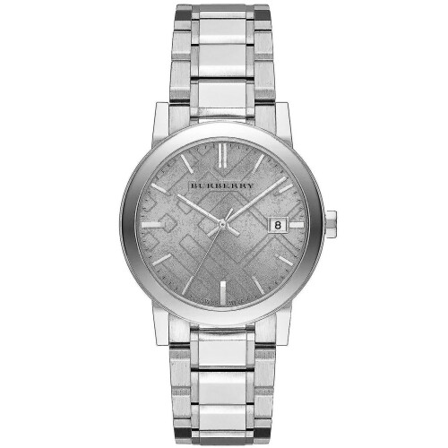 Burberry BURBERRY BU9035 UNISEX WATCH SILVER STRAP GREY DIAL SILVER CASE 1