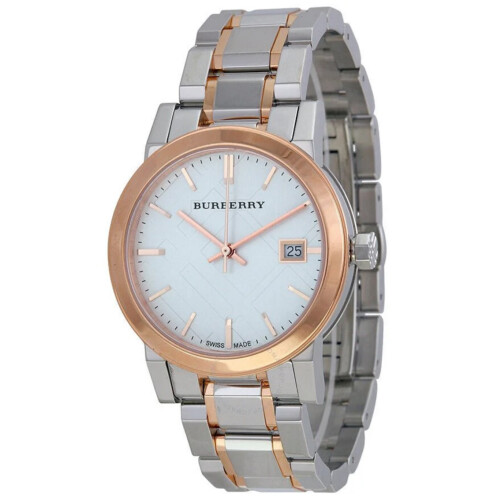 Burberry BURBERRY BU9105 WOMEN'S WATCH SILVER ROSE GOLD STRAP SILVER DIAL 1
