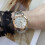 Burberry BURBERRY BU9105 WOMEN'S WATCH SILVER ROSE GOLD STRAP SILVER DIAL 12