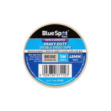 Blue Spot Tools - Beige 48mm x 5M Heavy Duty Beige Double Sided Tape