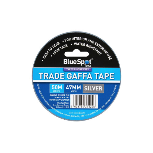 BlueSpot Blue Spot Tools - 47mm x 50M Trade Gaffa Tape Silver