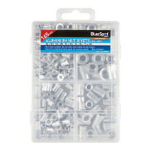 Blue Spot Tools - 165 PCE Aluminium Nut Rivets (M3 - M8)