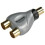 MAXVIEW - Coaxial Y Splitter, 2 Way 1