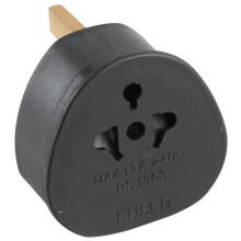 PRO ELEC - Visitor to UK, All Continents Travel Adaptor, Black