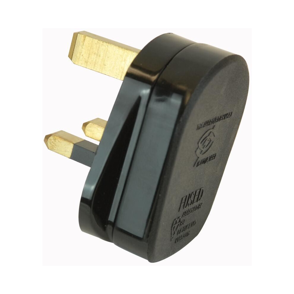 Pro Elec - 3A Plug With Quickfit Cord Grip, Black 8800202305918