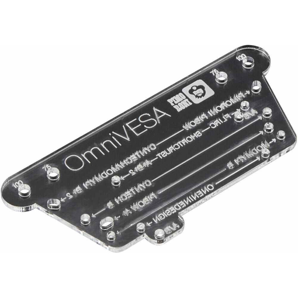 Pimoroni - Omnivesa Vesa Mount For Raspberry Pi In A Case 5026686100877