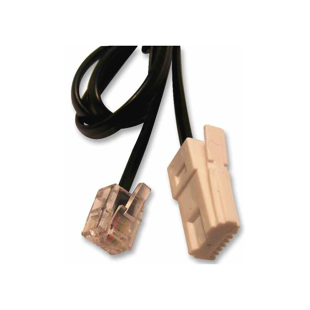Tuk - Rj11 To Bt Plug (Bt431a) Telephone Lead - 3M Black 5055386505835