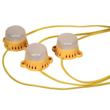 Faithfull Power Plus - Festoon Lights 10 LED Bulbs 110V 22m