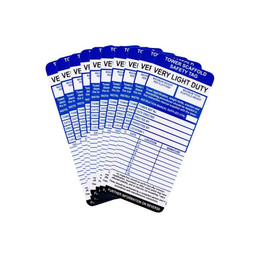 Scan - Tower Tag Inserts Pack Of 10