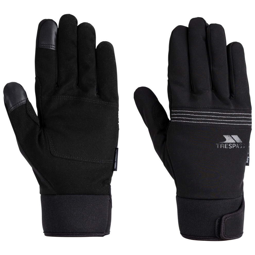 (XS, Black) Trespass Mens Gloves Waterproof Cruzado X