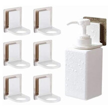 Shampoo Holder Hook Mounted Hand Sanitizer Holder,Self Adhesive Hooks