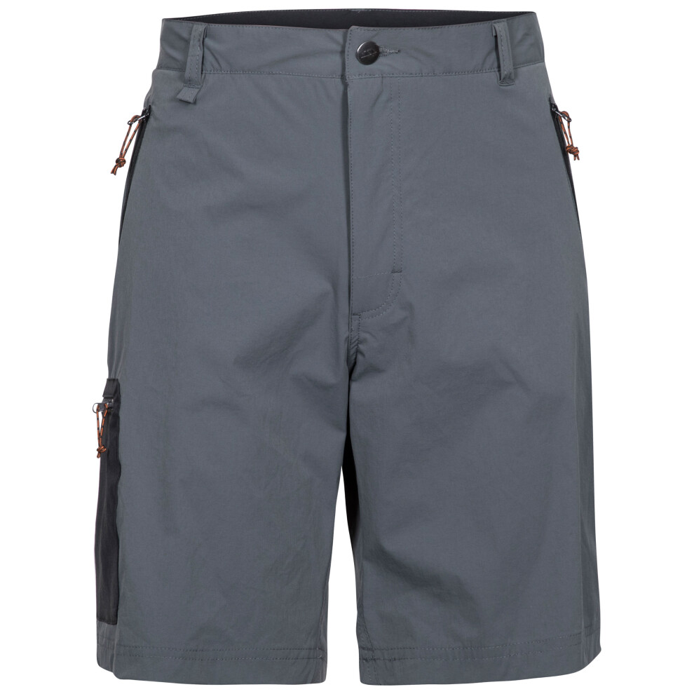 (M, Carbon) Trespass Mens Cargo Shorts Walking Runnel