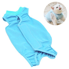 Cat Surgical Gown|M Size Cat Surgical Gown - Blue