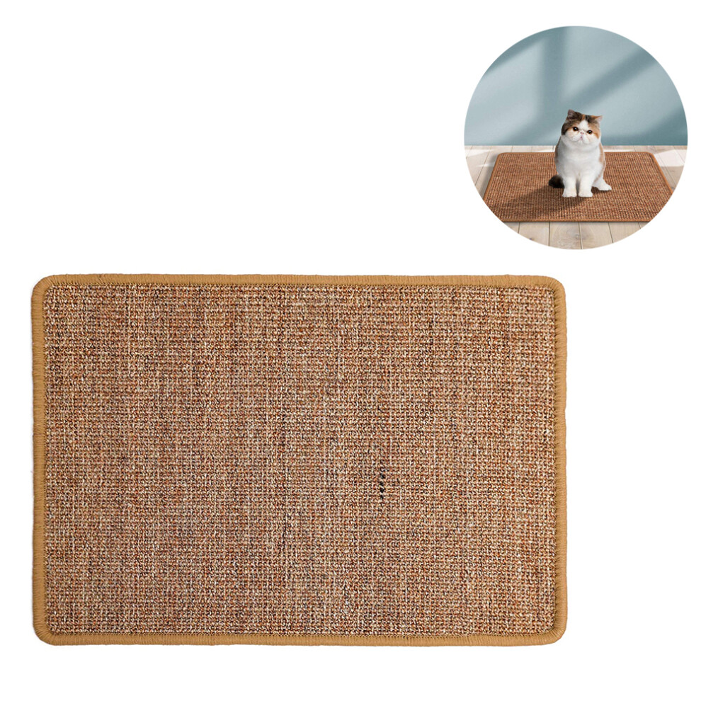 Cat Scratcher Mat,Scratching Pad, Anti-Slip Cat Scratch Rug Carpet-Style 150X80Cm