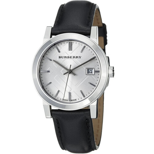 Burberry BURBERRY BU9106 WOMEN'S WATCH BLACK STRAP SILVER DIAL SILVER CASE 2