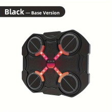 (Black boxing suit) Rhythm Boxing Target with Cool Light Effects - Kids' Interactive Toy with Music and Speed Settings