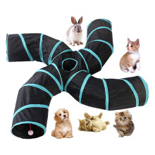 Cat Tunnel Pet Play Tunnels Collapsible Cube Tunnel Toy For Cats Dogs Rabbits Pets