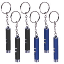 Mini Cat Toy Laser Pointer Keychain Flashlight Funny Dog Stick