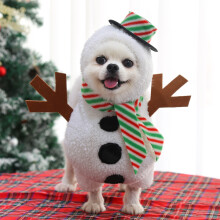 Christmas Snowman Costume
Snowman Dog Costume
Dog Christmas Clothes Holiday Dog Cat Pet For Christmas Cosplay Pet Clothes